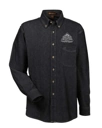 Variant Image for M550 -  Harriton Men's Long-Sleeve Denim Shirt - LMP - 1 Color - White - Website Little Mountain Printing