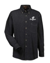 Variant Image for M550 -  Harriton Men's Long-Sleeve Denim Shirt - FW - 1 Color White - Website Little Mountain Printing