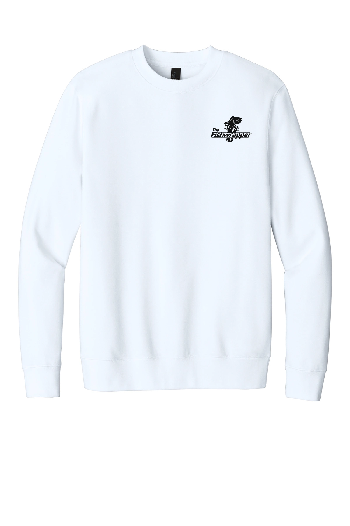 Variant Image for DT6104 - District® V.I.T.™Fleece Crew - FW - 1 Color Black - Website Little Mountain Printing