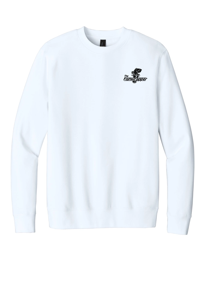 Variant Image for DT6104 - District® V.I.T.™Fleece Crew - FW - 1 Color Black - Website Little Mountain Printing