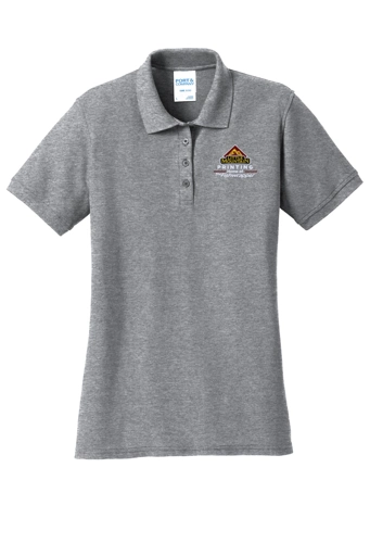 Variant Image for LKP155 - Port & Company® Women's Core Blend Pique Polo - LMP - 3 Color - Maroon,White,Gold - Website Little Mountain Printing