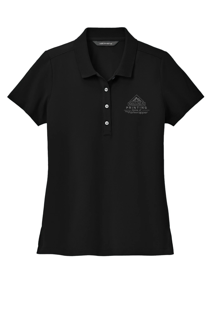 Variant Image for MM1005 - Mercer+Mettle® Women’s Stretch Pique Polo - LMP - 1 Color - Two Tone - Website Little Mountain Printing