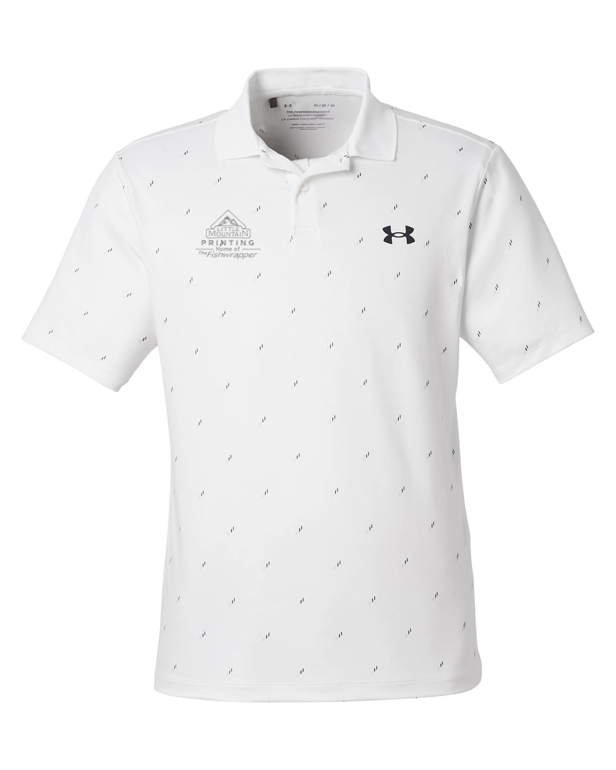 Variant Image for 1377377 - Under Armour 3.0 Printed Performance Polo - LMP - 1 Color - Two Tone - Website Little Mountain Printing
