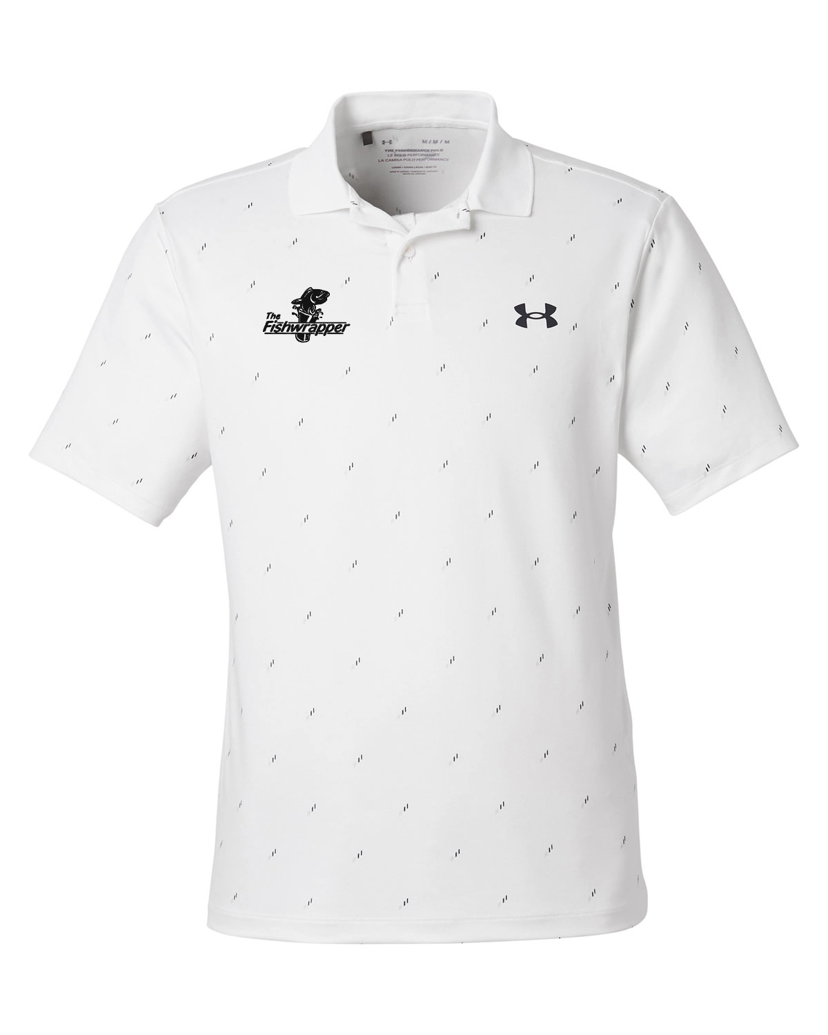 Variant Image for 1377377 - Under Armour 3.0 Printed Performance Polo - FW - 1 Color Black - Website Little Mountain Printing