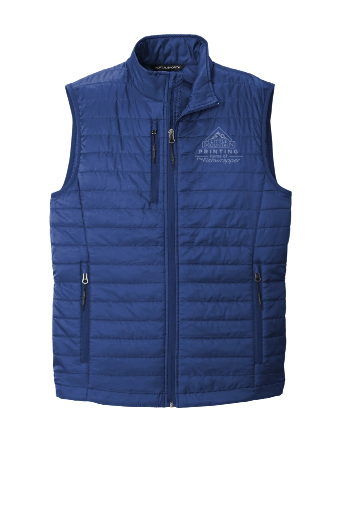 Variant Image for J851 - Port Authority® Packable Puffy Vest - LMP - 1 Color - Two Tone - Website Little Mountain Printing