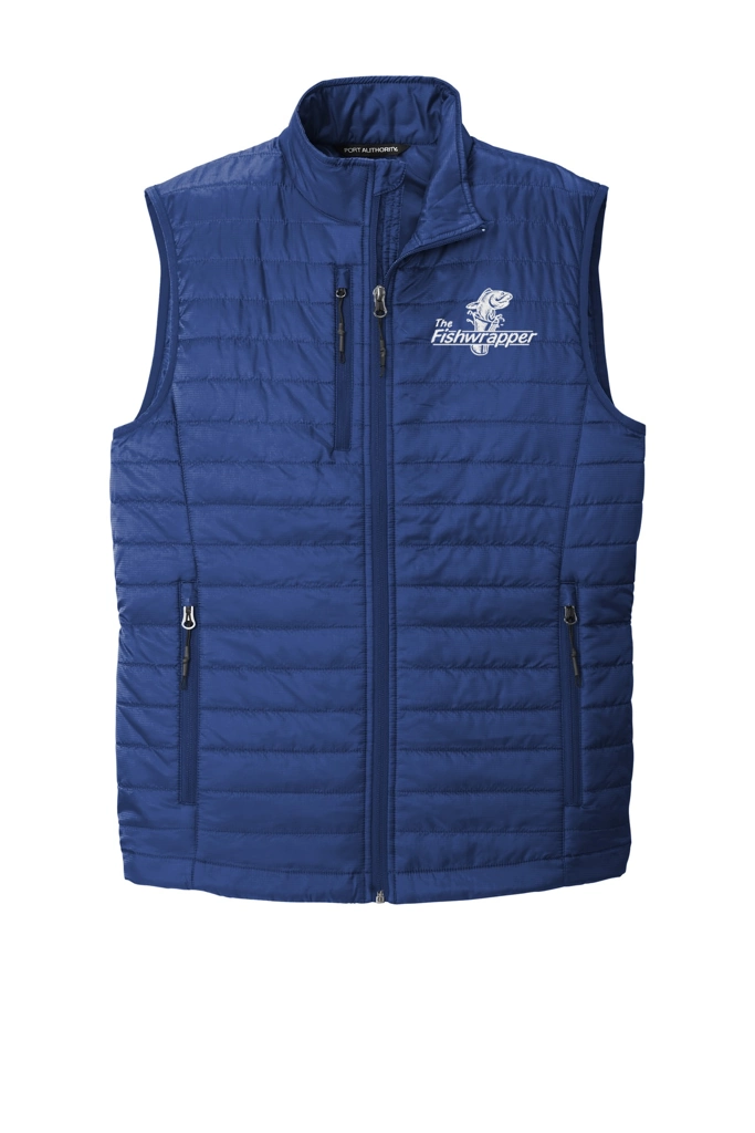 Variant Image for J851 - Port Authority® Packable Puffy Vest - FW - 1 Color White - Website Little Mountain Printing