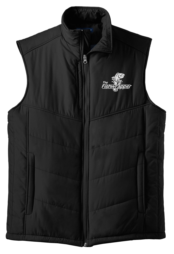 Variant Image for J709 - Port Authority® Puffy Vest - FW - 1 Color White - Website Little Mountain Printing