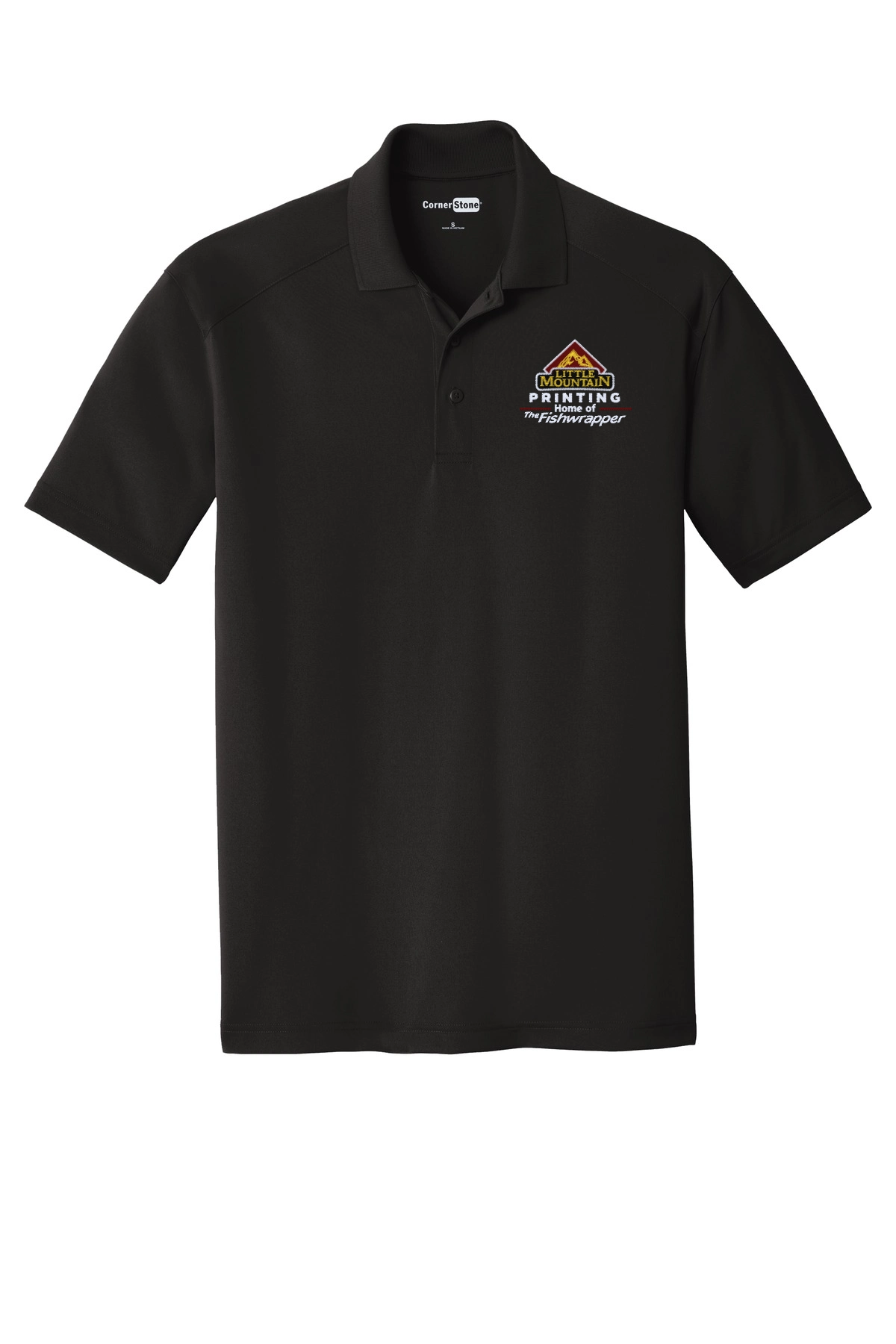 Variant Image for CS418 - CornerStone® Select Lightweight Snag-Proof Polo - LMP - 3 Color - Maroon,White,Gold - Website Little Mountain Printing