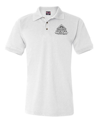 Variant Image for 1000 - Bayside USA-Made Polo - LMP - 1 Color - Black - Website Little Mountain Printing