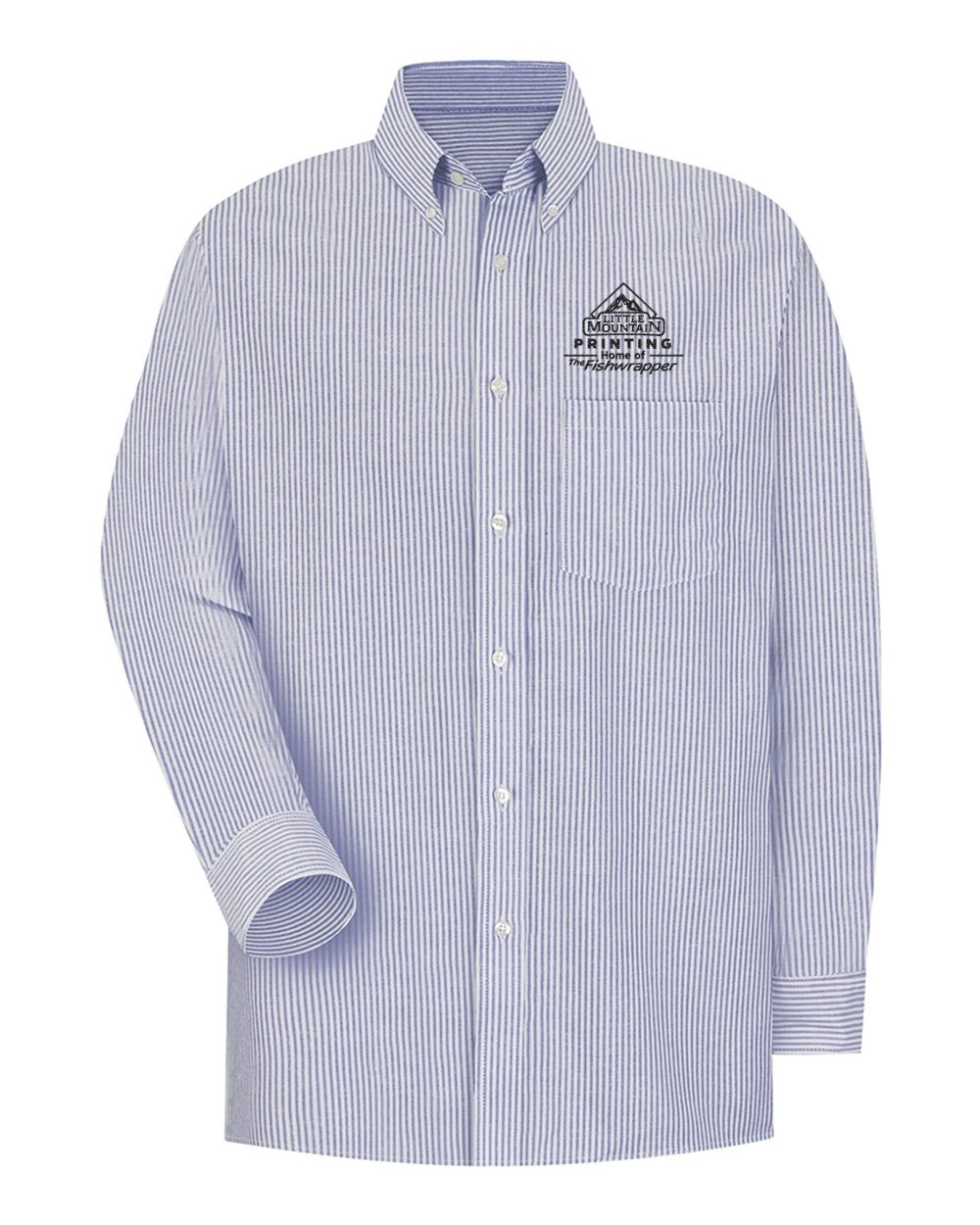 Variant Image for SR70 - Red Kap Executive Oxford Dress Shirt - LMP - 1 Color - Black - Website Little Mountain Printing