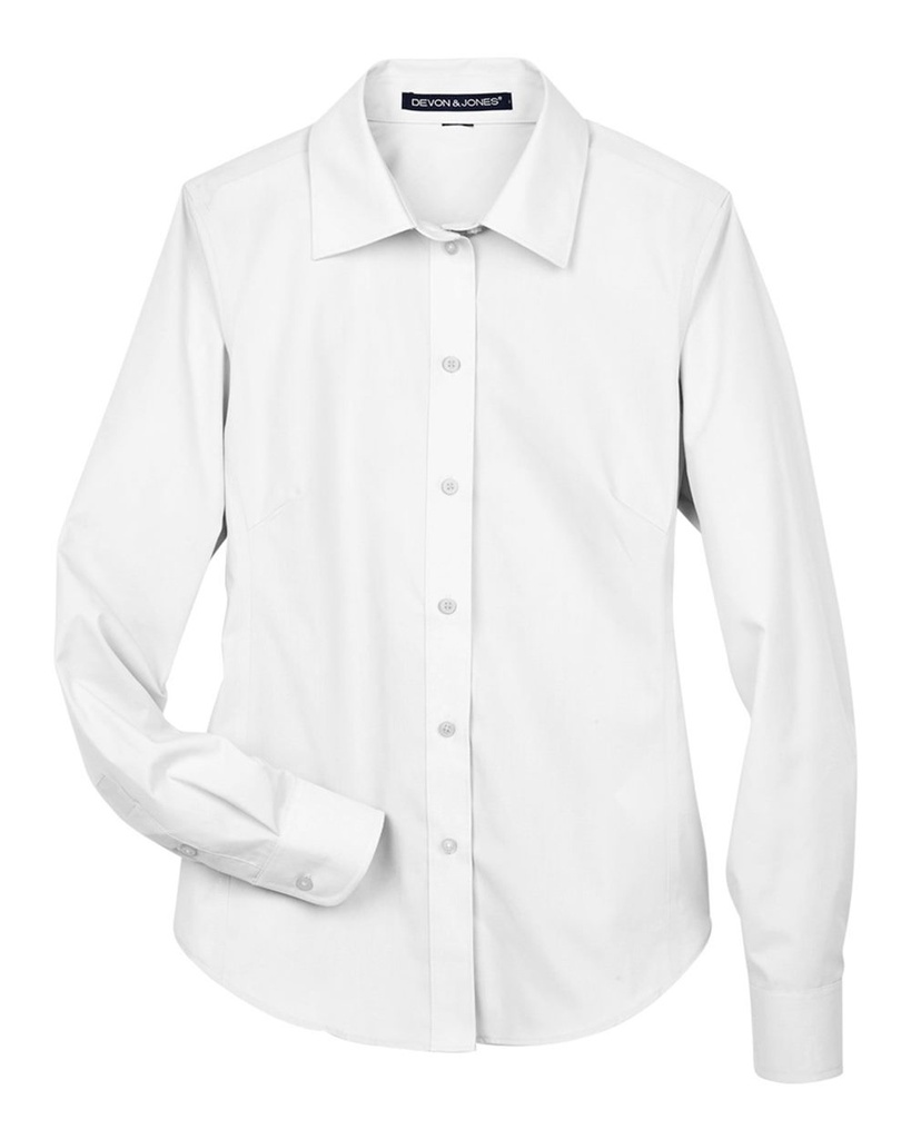 D620W - Devon & Jones - Women's Crown Collection® Broadcloth Woven Dress Shirt
