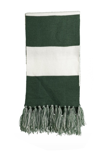 STA02 - Sport-Tek® Spectator Scarf (OSFA, Forest Green/ White)