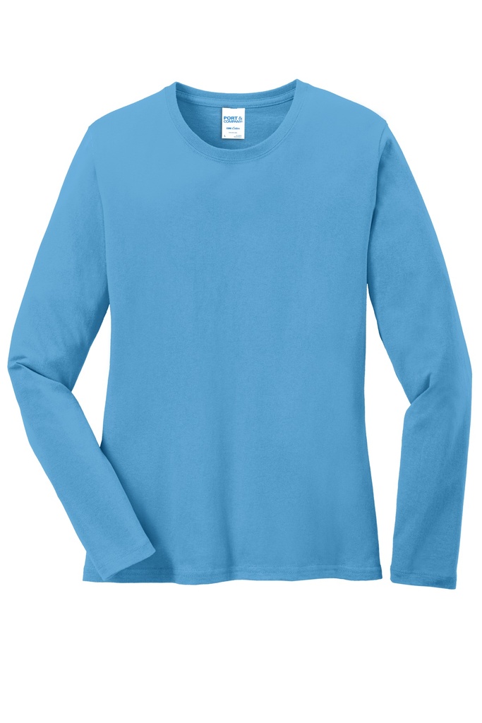 LPC54LS - Port & Co™ Women's Long Sleeve Core Cotton Tee